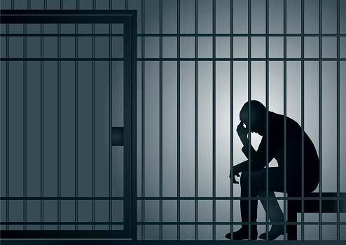 person in cell